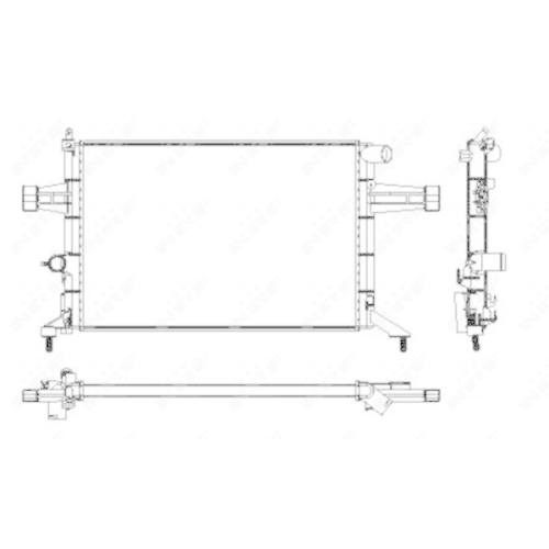 Radiator racire motor Nrf 53628