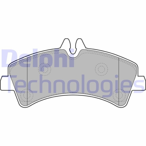 DELPHI set placute frana,frana disc