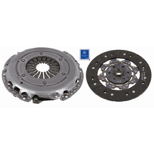 Kit ambreiaj Ford C-Max (Dm2), Focus 2, Galaxy 2, Grand C-Max (Dxa/Cb7), Kuga 2 (Dm2), Mondeo 4 (Ba7), S-Max (Wa6); Volvo C30 (533), C70 2 (542), S80 2 (124), V50 (545), 2.0 TDCi, 2.0 D, 2.0 TDi, 2.0 CDi, 2.0 D4, D; fara rulment presiune, SACHS