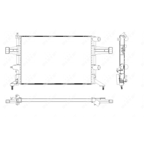 Radiator racire motor Nrf 53629