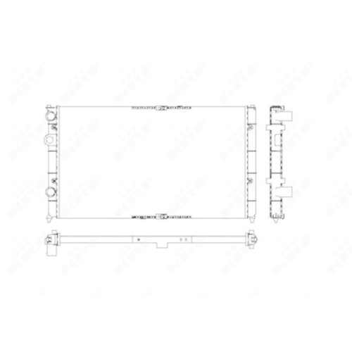 Radiator racire motor Nrf 53632