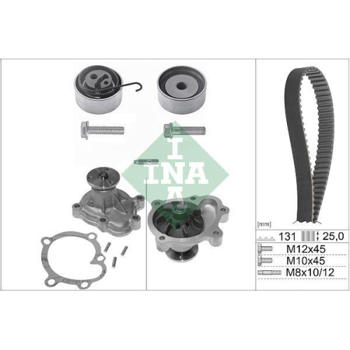 Kit distributie + Pompa apa Chevrolet Cruze (J300), Cruze Estate (J308), Cruze Liftback (J305), Trax; Opel Astra Classic Sedan (A04), Astra H (A04), Astra H Box / Estate (L70), Astra H Classic Estate (A04), Astra H Classic Liftback (A04), Astra H Estate (