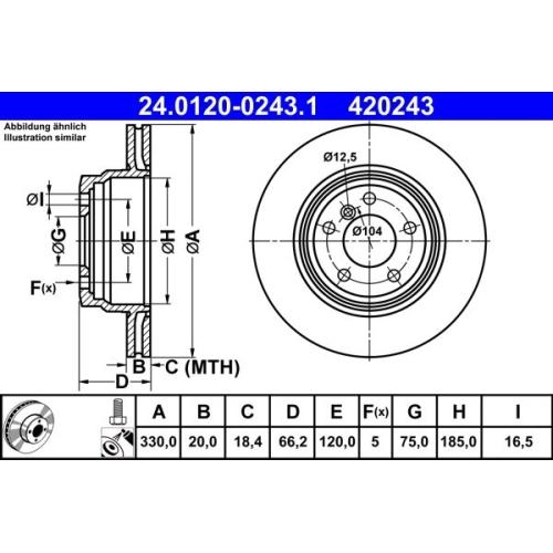 ATE Disc frana