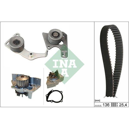 Kit distributie + Pompa apa Citroen Berlingo / Berlingo First Box (M), Berlingo / Berlingo First Mpv, Evasion Mpv (22, Evasion Van (U6 , Jumper I Box (230l), Jumper I Bus (230p), Jumper I (230), Jumpy I (U6u), Jumpy I (Bu , Jumpy I Van (Bs , Xantia (X1 ,