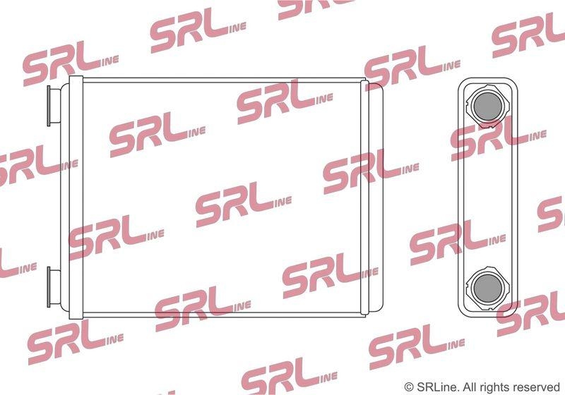 Radiator incalzire habitaclu Renault Fluence 10-, motor: 1.5 dci, 1.6, 1.6 dci, 2.0, fara conducte, 198x161x26, SRLine, miez si rezervor din aluminiu brazat, 271156272R; 924147094R