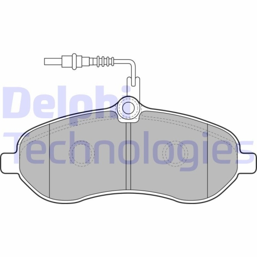 DELPHI set placute frana,frana disc