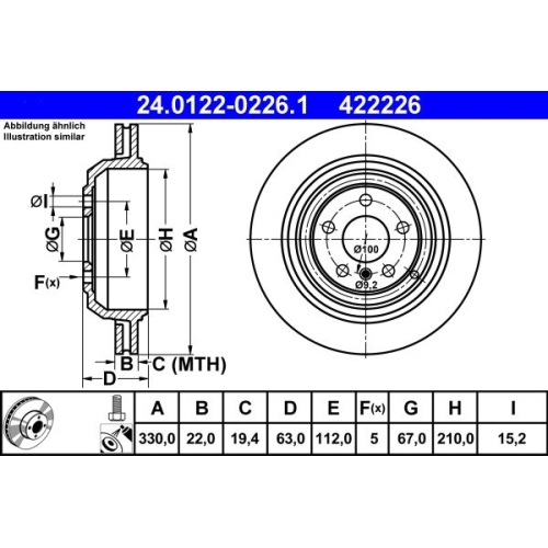 ATE Disc frana