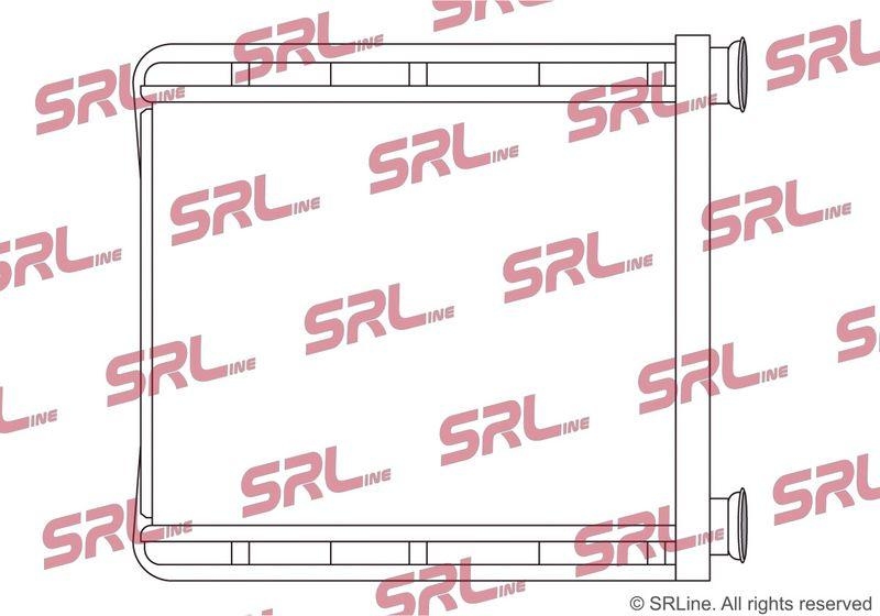 Radiator incalzire habitaclu Renault Captur 19-, Clio 19-, motor: 1.0 TCe, 1.3 TCe, 1.5 dci, 1.6 E-Tech, In kit: o-rings, cleme, 134x168x26, SRLine, miez si rezervor din aluminiu brazat, 271156379R