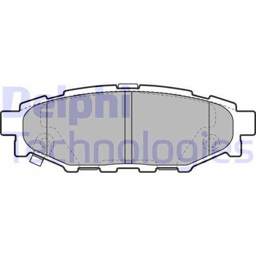 DELPHI set placute frana,frana disc