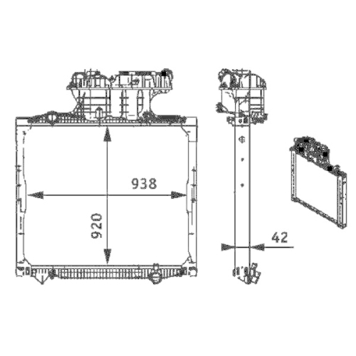 MAHLE Radiator, racire motor BEHR *** PREMIUM LINE ***