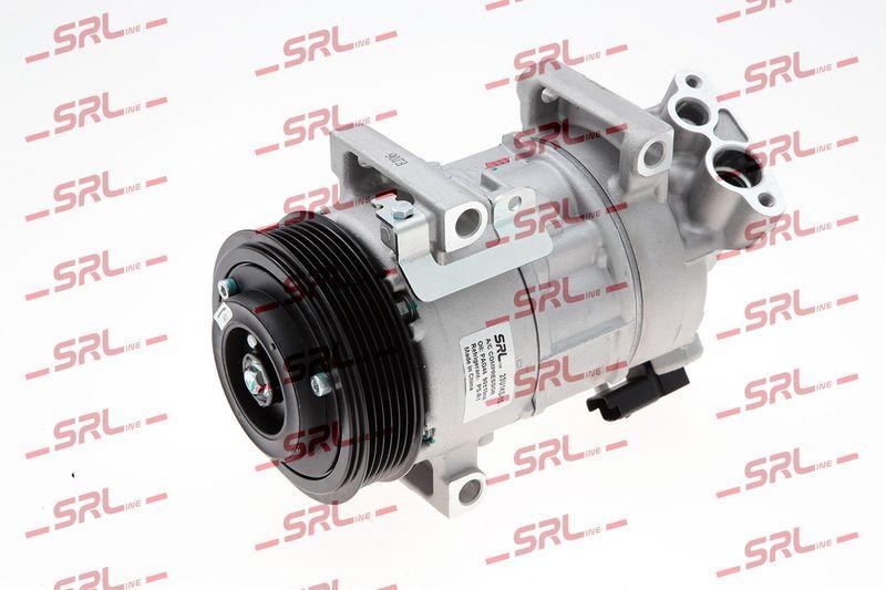 Compresor AC nou Citroen Berlingo 08-18, C4 10-, Ds4 11-, Ds5 11-; Ds 4 15-, 5 15-; Peugeot 3008 16-, 5008 16-, Partner 08-, motor: 1.6 HDI, tip Denso: 5SEL12, Diam. fulie (mm) 110, SRLine, 9801764380; 9802875780