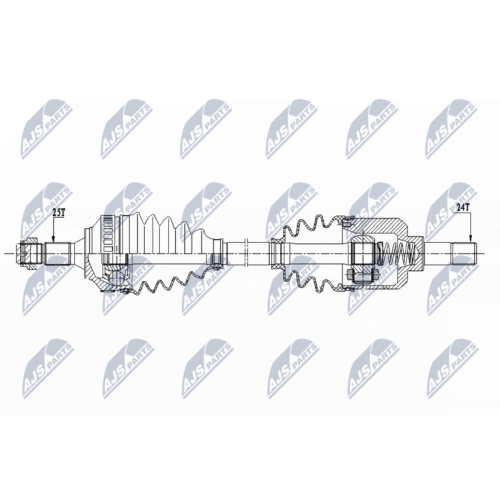 Planetara Citroen Berlingo 1996-2005, Peugeot Partner 1996-2005, Citroen Xsara, Zx, Stanga, 3272.7S