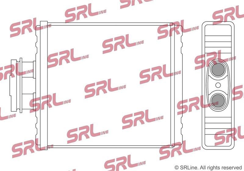 Radiator incalzire habitaclu Audi A1 10-; Seat Cordoba 02-09, Ibiza 02-08, Ibiza 08-17; Skoda Fabia 07-15, Fabia 99-07, Rapid 12-, Roomster 06-; Vw Fox 05-, Polo 01-09, Polo 09-17, 1.2 TFSI, 1.4 TFSI, 1.6 TDI, 1.8 TFSI, 2.0 TDI, 2.0 TFSI, 6Q0819031