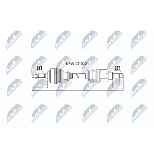 Planetara Citroen C2 1.4hdi 2003-, C3 1.4hdi 2002-, C5 2.0hdi 2008-, Stanga, 3272.ES