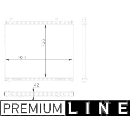 MAHLE Radiator temperatura scazuta, intercooler BEHR *** PREMIUM LINE ***