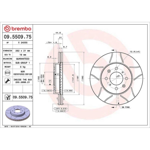 Set disc frana Honda Civic 4 Hatchback (Ec Ed Ee) 09.87-10.93, Civic 5 Coupe (Ej) 08.93-03.96, Civic 5 Hatchback (Eg) 10.91-11.95, Civic 5 Sedan (Eg Eh) 10.91-12.96, Civic 6 Aerodeck (Mb Mc) 04.98-02.01, Civic 6 Coupe (Ej Em1) 03.96-12.00, Civic 6 Fastbac