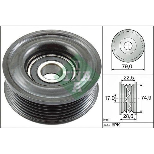 Rola ghidaj Mazda 2 (De, 3 (Bk), 3 (Bl), 3 Saloon (Bk), 3 Saloon (Bl), 1.3 (DE3FS), 1.3 MZR (DE3FS), 1.5 (DE5FS), 1.5 MZR (DE5FS), 1.3 (BK14), 1.6 (BK14), 1.6 MZR (BL14), 1.6 (BK12), 1.6 MZR (BL12), INA