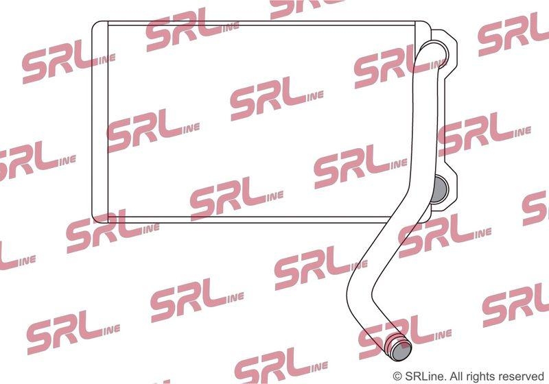 Radiator incalzire habitaclu Toyota 4-Runner/Hilux Surf 89-95, Hilux 88-98, motor: 1.8, 2.0, 2.2, 2.4, 2.4 D, 2.4 TD, 2.7, 2.8 D, 3.0 TD, 3.0 V6, 3.4 V6, 220x131x32, SRLine, miez si rezervor din aluminiu brazat, 8710704010; 8715089114