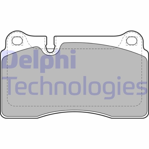 DELPHI set placute frana,frana disc