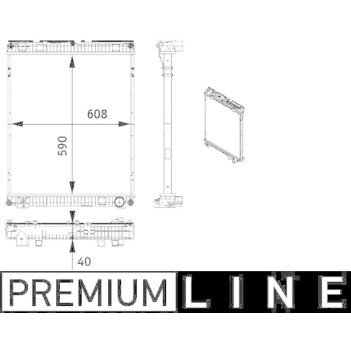 MAHLE Radiator, racire motor BEHR *** PREMIUM LINE ***