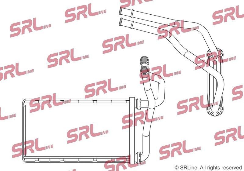 Radiator incalzire habitaclu Lexus Es 18-, Nx 21-; Toyota Avalon 18-, Camry 17-, Highlander 19-, Rav4 18-, Sienna 20-, Venza 20-, motor: 2.5, 2.5 Hybrid, 3.5 V6, 258x123x26, SRLine, miez si rezervor din aluminiu brazat, 8710706100; 8710733130