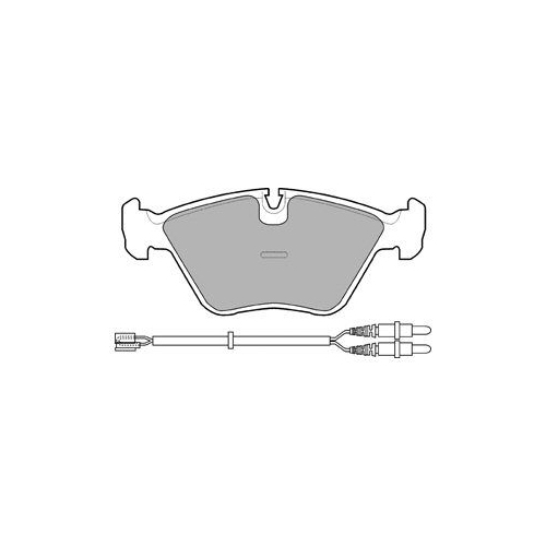 Set placute frana Delphi LP906, parte montare : Punte Fata