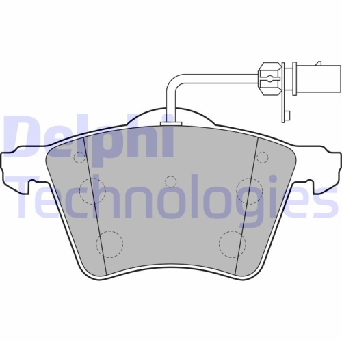 DELPHI set placute frana,frana disc