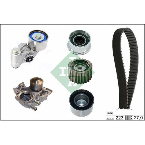 Kit distributie + Pompa apa Subaru Forester (Sg), Legacy 4 (Bl), Legacy 4 Estate (Bp), Outback (Bl, 2.0 X AWD (SG5), 2.0 AWD (BL5), 2.5 AWD (BL9), 2.5 i AWD (BL9), 2.0 AWD (BP5), 2.5 AWD (BP9), 2.5 i AWD (BP9), INA