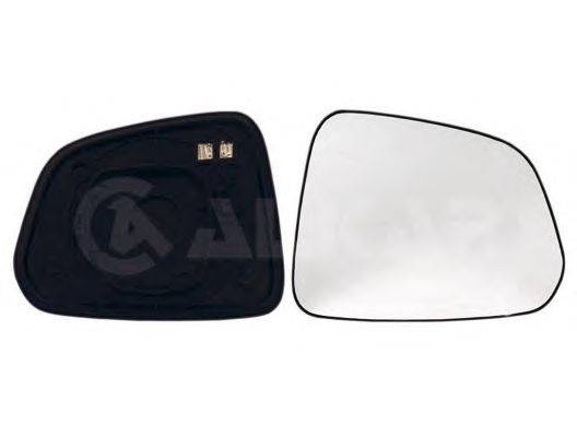 Geam oglinda, sticla oglinda Opel Antara; Chevrolet Captiva (C100, C140), Alkar 6432449, parte montare : Dreapta