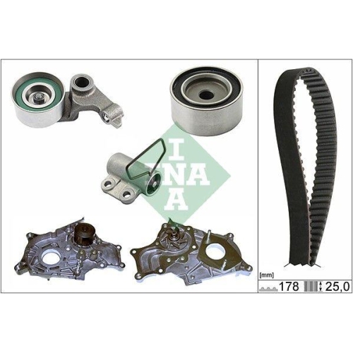 Kit distributie + Pompa apa Toyota Avensis ( T25), Avensis Estate ( T25), Avensis Sedan ( T25), Corolla E12), Corolla Estate ( E12), Corolla Sedan ( E12), Corolla Verso (Zer , 2.0 D-4D (CDT250 , CDT250R), 2.0 D-4D (CDE120 , CDE120R), 2.0 D-4D (CDE120R, CD