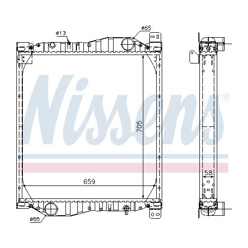 NISSENS Radiator, racire motor