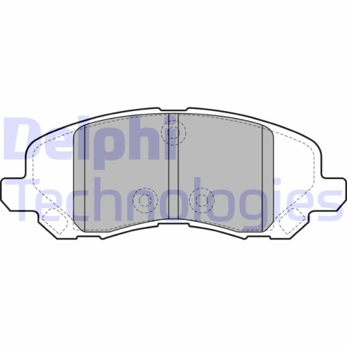 DELPHI set placute frana,frana disc