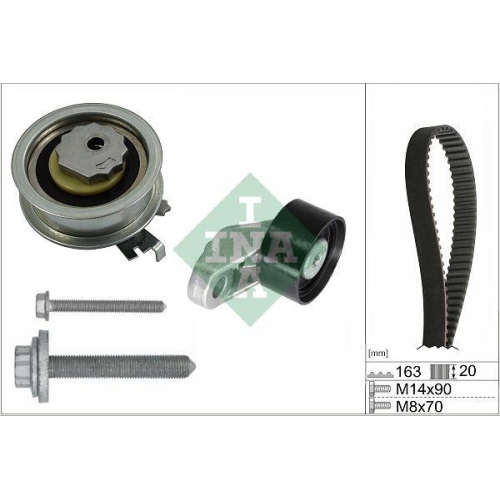 Kit distributie Audi A1 City Carver (Gbh), A1 Sportback (Gba), A3 Sedan (8ys, A3 Sportback (8ya, Q2 (Gab; Seat Arona (Kj7, Ateca (Kh7, Ibiza 5 (Kj1, Leon (Kl1), Leon Sportstourer (Kl8); Skoda Fabia 4 (Pj3), Kamiq (Nw4), Karoq (Nu7, Octavia 4 (Nx3, Octavia
