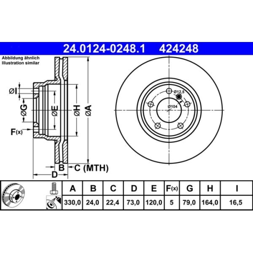 ATE Disc frana