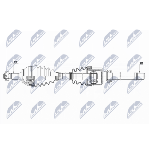 Planetara Citroen C4 2 1.6hdi, 2.0hdi, 1.6thp 2009-, Ds4 1.6hdi, 2.0hdi, 1.6thp 2011-, Peugeot 308, 3008, 5008 1.6hdi, 2.0hdi, 1.6thp 2009-, Dreapta, CV Automata, 3273VQ