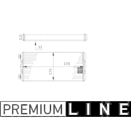 MAHLE Schimbator caldura, incalzire habitaclu BEHR *** PREMIUM LINE ***