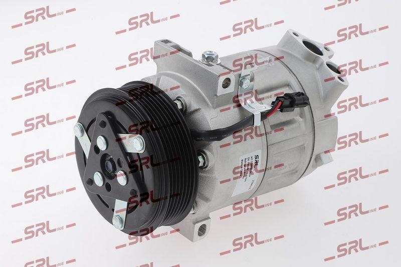 Compresor AC nou Nissan Qashqai 07-13; Renault Grand Scenic 04-09, Megane 02-08, Scenic 03-09, Scenic/Grand Scenic 09-16, motor: 1.6, Delphi type: CVC, Diam. fulie (mm) 115, SRLine, 8200356576; 8200669284