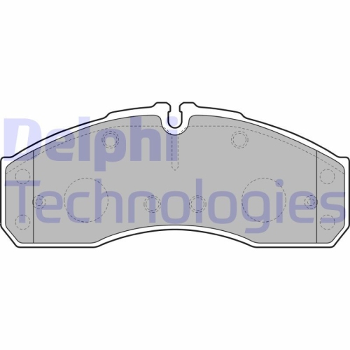 DELPHI set placute frana,frana disc