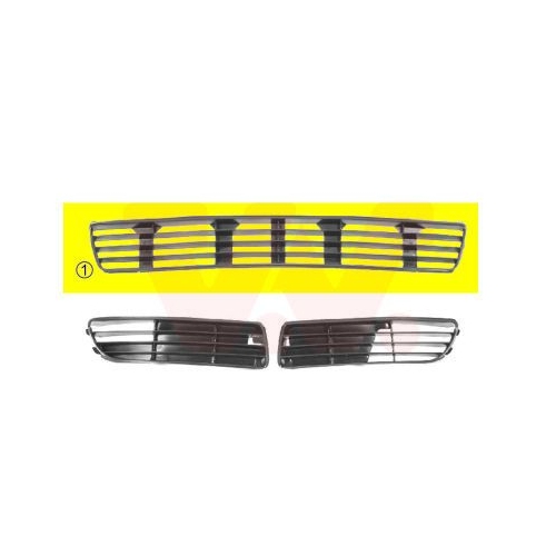 Grila bara protectie Audi A4 (8d2, B5) Van Wezel 0323501, parte montare : fata