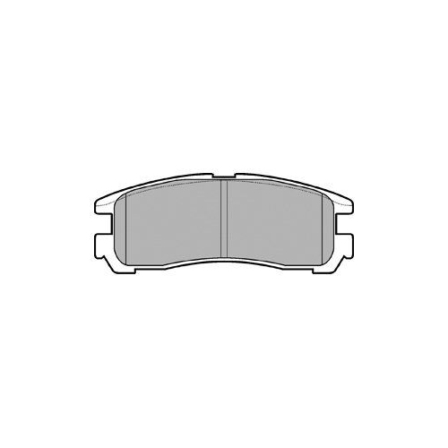 Set placute frana Delphi LP955, parte montare : Punte Spate