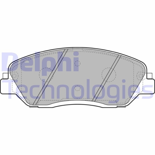 DELPHI set placute frana,frana disc