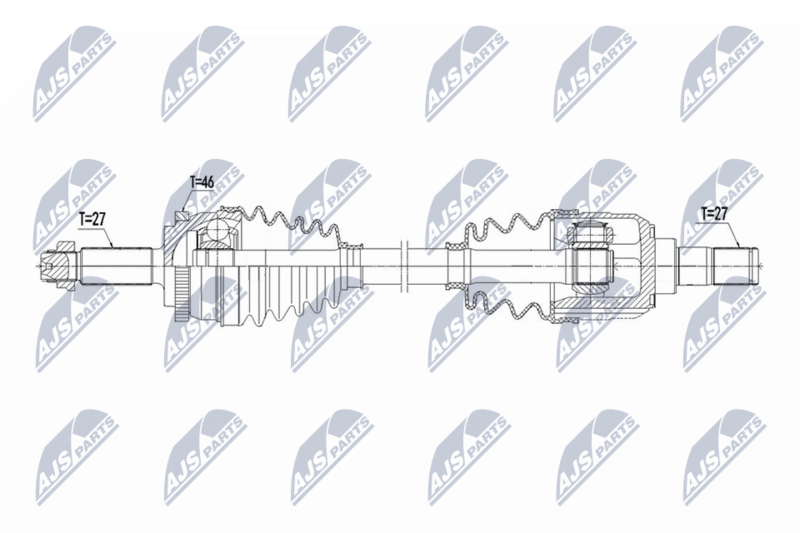 Planetara Hyundai I30 1.4 CRDI, 1.6 CRDI 2013-, Ix20 1.4 CRDI, 1.6 CRDI 2010-; Kia Venga 1.4 CRDI, 1.6 CRDI 2010-; partea stanga, cutie viteze automata cu 6 trepte; 49500-1K400; NTY, aftermarket