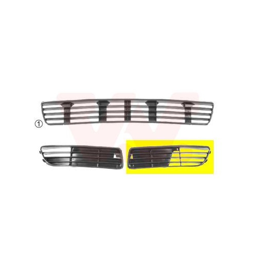 Grila bara protectie Audi A4 (8d2, B5) Van Wezel 0323503, parte montare : stanga, fata