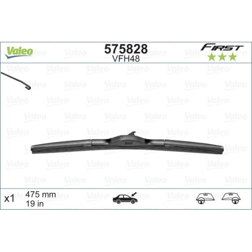 Lamela stergator Valeo 575828, Spate