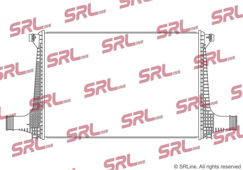 Intercooler Audi Q7 15-, Q8 18-; Vw Touareg 18-, motor: 3.0 d, MHEV, 678x474x32, SRLine, Aluminiu/ Plastic brazat, 4M0145805J; 4M0145805L