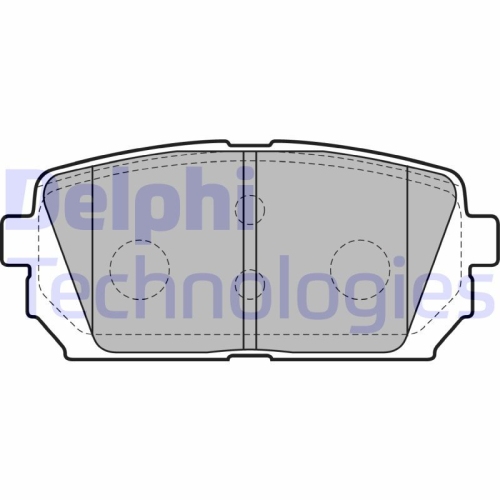 DELPHI set placute frana,frana disc