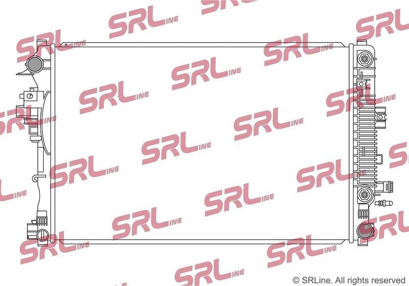 Radiator Opel Insignia 17-, motor: 1.6 CDTI, 660x438x26, SRLine, Aluminiu/ Plastic brazat, 84208067