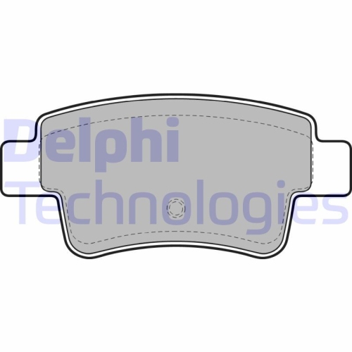 DELPHI set placute frana,frana disc