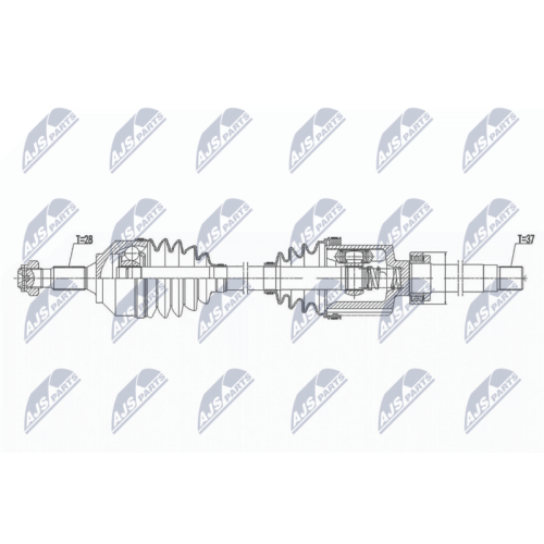 Planetara Citroen C5 3 2.0hdi, 2.2hdi 2009-, Dreapta, CV Automata, 3273TP