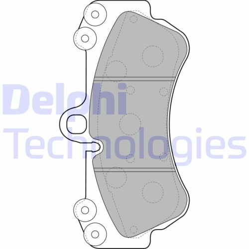 DELPHI set placute frana,frana disc
